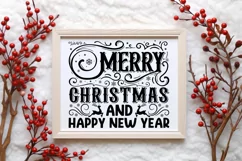 Merry christmas and happy new year SVG, Christmas SVG Product Image 3