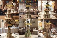 Graduation Money Cake SVG Bundle | Glowforge | Laser Cut Product Image 2