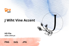 Wiht Vine Accent Monogram Product Image 1
