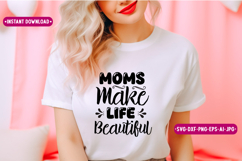 Mother&#039;s day SVG Design, Mother&#039;s day SVG cut file design Product Image 1