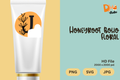 Honeyroot Boho Floral Monogram Product Image 1