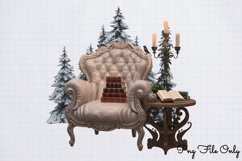 Victorian Winter Clipart Sublimation PNG Product Image 1