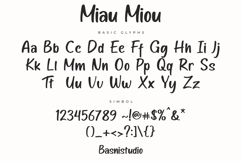 Miau Miou Casual Handwritten Font for Branding Product Image 10