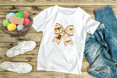 Equestrian Horseback Coquette Bow Clipart, horseback riding Product Image 9