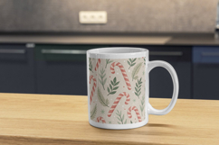 Blush Sage Cozy Winter Seamless Digital Paper Product Image 10