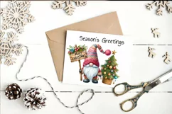 Christmas Gnome. Christmas clipart. PNG sublimatio Product Image 3