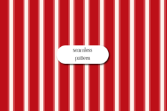 Red Vertical Stripe Seamless Valentine Pattern Product Image 1