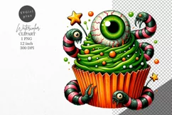 Halloween clipart, Cupcake clipart, Autumn clipart Product Image 1