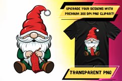 Lovely PNG Design for T-Shirt Crafts , Gnome Product Image 1