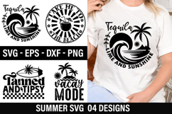 Summer SVG Design - Tequila Lime And Sunshine Product Image 1