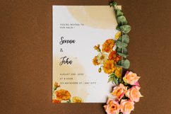 Watercolor Retro Vintage Marigold Cliparts Bundle Product Image 10