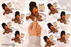 Bubbles Bling &amp; Bliss PNG Glam Girl Sublimation Product Image 8