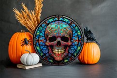 Stained Glass Sublimation Designs | Wind Spinner PNG Product Image 10