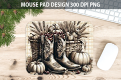 Boots Mouse pad Sublimation - Thanksgiving PNG Design Product Image 1