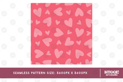 St Valentine&#039;s Day Hearts Cupid Love Seamless Pattern PNG Product Image 2