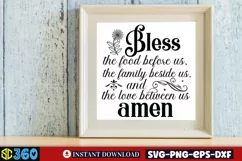 Bless the food before us,the family beside us,and the love b Product Image 4