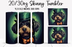St. Patrick&#039;s Day DOG - Tumbler Sublimation Design Product Image 1
