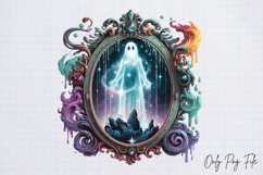 Spectral Halloween Clipart PNG Product Image 1
