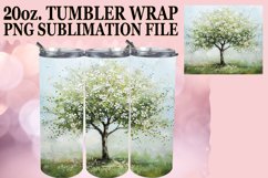 Nature-inspired Tree Tumbler Wrap: 20oz Sublimation Product Image 1