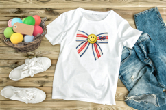 Retro Yellow Smiley Coquette Bow Clipart Product Image 9
