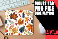 Autumn Inspired Watercolor Mouse Pad for Fall Decor Product Image 1