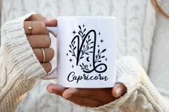 Capricorn Zodiac Sign SVG. Horoscope Symbol Laser Cut File Product Image 2