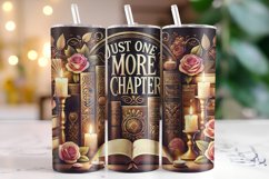 Just one more Chapter Tumbler Wrap | Sublimation | Tumblers Product Image 1