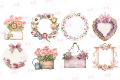 Mothers Day Signs Clipart, Set of 27 Png Product Image 3