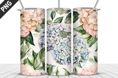 Flowers Tumbler Wrap | Sublimation Design | Tumbler PNG Product Image 1