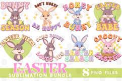 Easter Sublimation DTF Bundle Bunny Chick Farm Hip Hop Joy Product Image 1