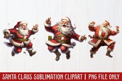 Santa Claus Sublimation Clipart Product Image 1