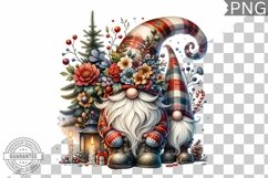 Christmas Gnome Sublimation - Clipart PNG Design Product Image 1