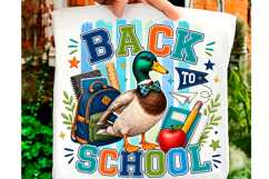 Back to School Duck PNG Product Image 1