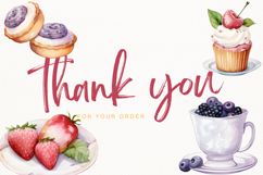 Cottagecore Sweet Dessert 37 Cliparts Collection Product Image 10
