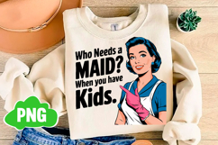 Retro Sarcastic Women Sublimation PNG Product Image 1