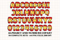 Superhero Alphabet png clipart, superhero letters doodle Product Image 4