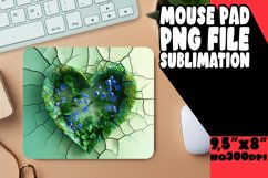 Captivating Heart Mousepad: Blooming Affection Product Image 1