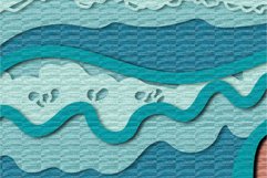 surfer svg 3d multilayer / surfer 3D mandala Product Image 9