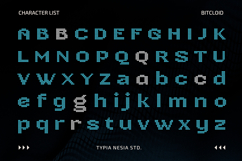 Bitcloid - Modern Futuristic Digital Dot Font Product Image 10