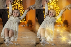 50 Christmas Star Light Overlays Product Image 10