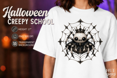 Dark academia Crowned spider Gothic Halloween PNG Product Image 1