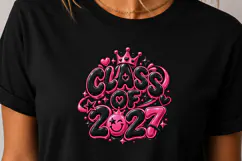 Class of 2027 Graduation Shirt PNG Sublimation Design Product Image 3