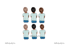 Family Clipart: Parents, Sons, Daughter Product Image 9