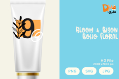 Bloom &amp; Bison Boho Floral Monogram Product Image 1