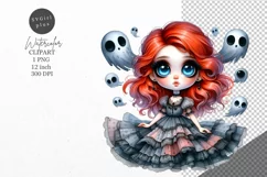 Halloween clipart, Doll clipart, Autumn clipart Product Image 1