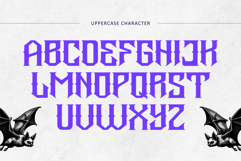 Blackletter Logo Serif - Metal Mesar Product Image 9