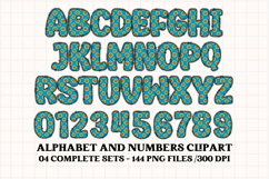 Frozen Princess Alphabet png clipart, Frozen letters doodle Product Image 4