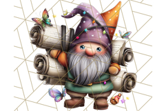 Spooky Gnome Village Clipart PNG Halloween Png Product Image 2