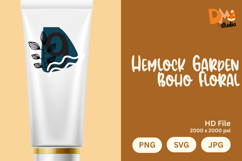 Hemlock Garden Boho Floral Monogram Product Image 1