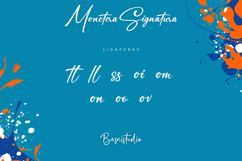 Monetera Signatura a Handwritten Font Product Image 10